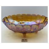INDIANA GLASS FOOTED BOWL