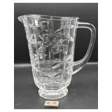 HEAVY GLASS PITCHER