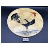HAND PAINTED ROOSTER CERAMIC HOT SPOT