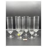 SET OF 6 VERY THIN COCKTAIL GLASSES