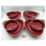 4 SOUP AND SANDWICH OR CHIP AND DIP DISHES