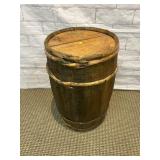 VINTAGE WOODEN BARRELL