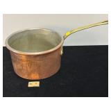 VINTAGE COPPER/BRASS  POT MADE IN ITALY