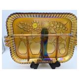 INDIANA GLASS DIVIDED SERVING DISH