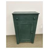 VINTAGE STORAGE CABINET WITH 1 DRAWER AND 1 DOOR