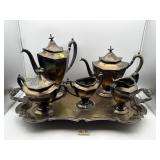REED AND BARTON SILVER PLATED TEA SET