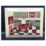 ORIGINAL FOLK ART PAINTING ON BOARD