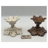 2 CERAMIC STANDS
