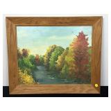ORIGINAL OIL ON BOARD - SIGNED HW 1965