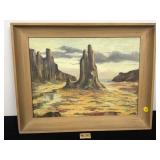 ORIGINAL ACRYLIC ON BOARD - ARTIST UNKNOWN