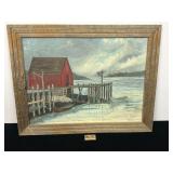 ORIGINAL - SIGNED F. OICKLE OIL ON BOARD