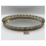 VINTAGE MIRROR DRESSER TRAY