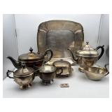SELECTION OF 7 SILVER PLATE PIECES