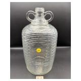 2 FINGER CARBOY VINTGE COMSUMERS GLASS 1 GALLON