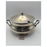 SILVER PLATED COVERED DISH