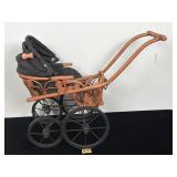 SMALL DECORATIVE DOLL CARRIAGE