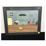 C.TURNER - FOLK ART PAINTING ON BOARD