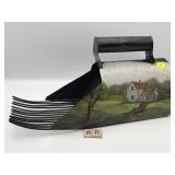 HAND PAINTED BLUEBERRY RAKE