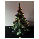 VINTAGE CERAMIC CHRISTMAS TREE