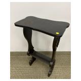 VINTAGE PINE (PAINTED BLACK) MAGAZINE STAND