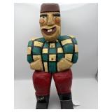 JOSEF MCKINNON- ORIGINAL FOLK ART WOOD STATUE