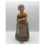 FOLK ART GRANNY STATUE