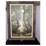 ORIGINAL SIGNED PERCY -  OIL ON  CANVAS