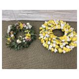 2 EASTER WREATHS