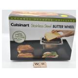 NEW- CUISINART STAINLESS STEEL BUTTER WHEEL