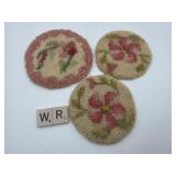 3 SMALL CHETICAMP COASTERS