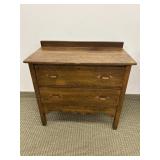 VINTAGE 2 DRAWER PINE DRESSER