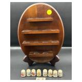 8 FRANKLIN PORCELAIN THIMBLES