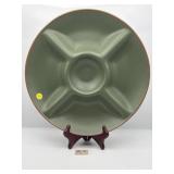 CASA VERDE TERRA COTTA DIVIDED DISH