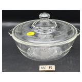 VINTAGE GLASBAKE COVRED CASSEROLE