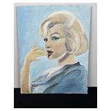 SIGNED L. ROBERTS - ORIGINAL ACRYLIC ON CANVAS