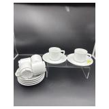 6 APILCO EXPRESSO CUPS AND SAUCERS