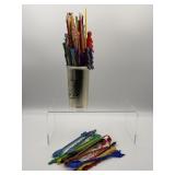 METAL CUP AND SELECTION OF SWIZZLE STICKS
