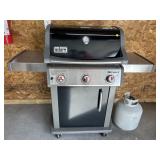 WEBER 3 BURNER BBQ WITH COVER