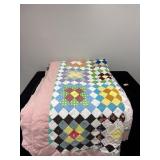 DOUBLE HAND MADE PATCHWORK QUILT