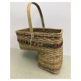 STEPPED WICKER BASKET