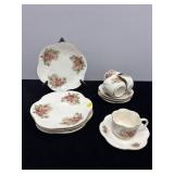 COUNTRY ROSE BY SYKE MCGHIE LUNCHEON SET