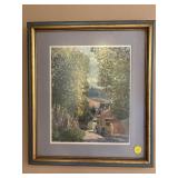 FRAMED PRINT OF LANDSCAPE