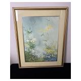 FRAMED FLORAL PRINT