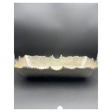 WHITE METAL CAST BOWL