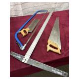 3 SAWS AND A LARGE T  SQUARE