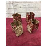 2 PAIR OF SAW HORSE BRACKETS