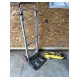 LIGHT WEIGHT EXTENDABLE HANDLED SHOP CART & JACK