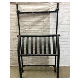 TWIN BLACK METAL BED FRAME AND HEADBOARD
