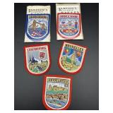 SELECTION OF  SAMPSONS SOUVENIR BADGES