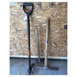 ADS, SLEDGE HAMMER AND WEED PULLER